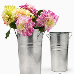 Zinc French Vases With Round Handles